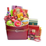 Customised CNY Hamper Box Basket Bag - YG Corporate Gift