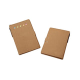Kraft Paper Notebook with Post-it N Stickers Combination - YG Corporate Gift