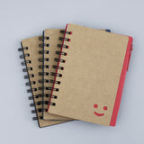 Kraft Paper coil with Pen and Post-it - YG Corporate Gift