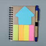 Kraft Paper diary with Post-it Pad and Pen - YG Corporate Gift