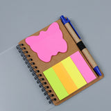 Kraft Paper diary with Post-it Pad and Pen - YG Corporate Gift