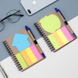 Kraft Paper diary with Post-it Pad and Pen - YG Corporate Gift