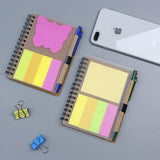 Kraft Paper diary with Post-it Pad and Pen - YG Corporate Gift