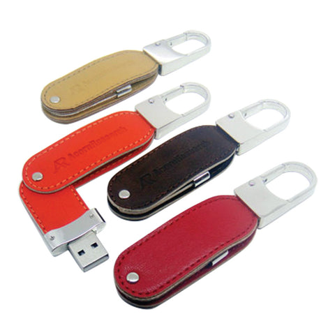 Leather USB Flash Drive/Thumb Drive - YG Corporate Gift