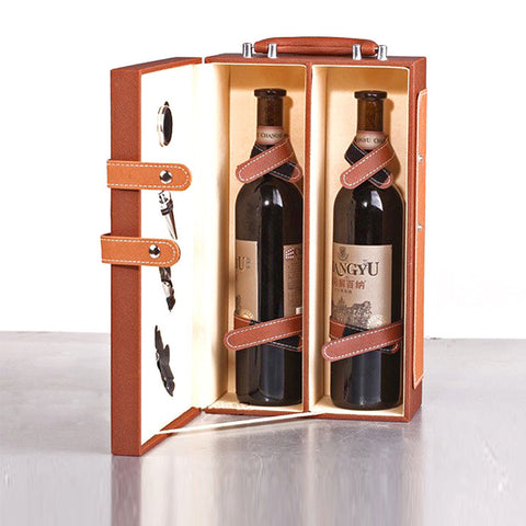 Leather Wine Gift Set - YG Corporate Gift