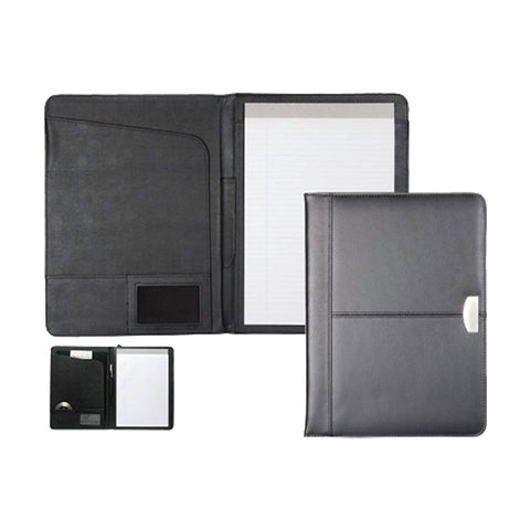 Leather Zip-up Folder with Memopad - YG Corporate Gift
