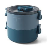 2-Tier Round Lunch Box with Handle - YG Corporate Gift