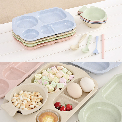 Wheat Straw Dishes 5pcs Set - YG Corporate Gift