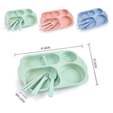 Children's Plate Set (With Chopsticks, Spoon, Fork) - YG Corporate Gift