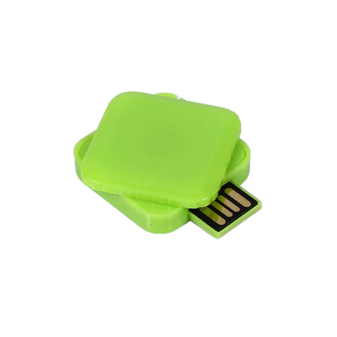 Mini Square Swivel USB Flash Drive - YG Corporate Gift