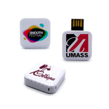 Mini Square Swivel USB Flash Drive - YG Corporate Gift