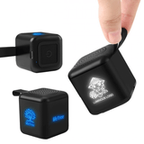Mini Bluetooth Speaker with 3 Sides LED light Up Logo - YG Corporate Gift