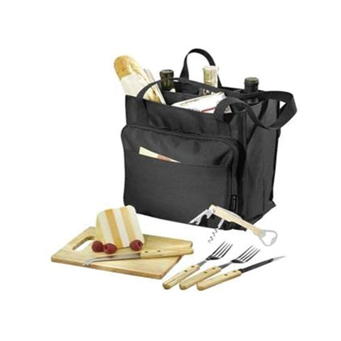 Modesto Picnic Carrier in Black Solid - YG Corporate Gift