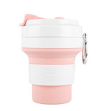 Collapsible Silicone Coffee Mug with Carabiner - YG Corporate Gift