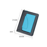 Multi-Function Leather Folder with Zipper Bag - YG Corporate Gift