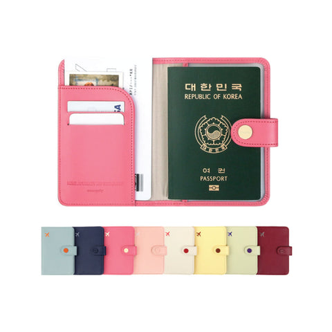 New RFID anti-degaussing short passport holder - YG Corporate Gift