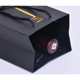 Black Card Single Wine Paper Bag - YG Corporate Gift