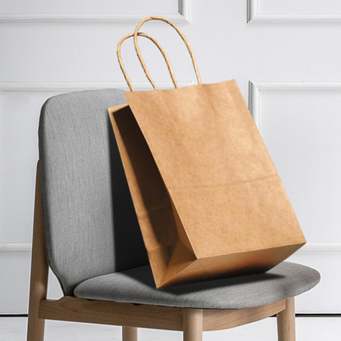 Kraft Paper Tote Bag with Twisted Handle - YG Corporate Gift