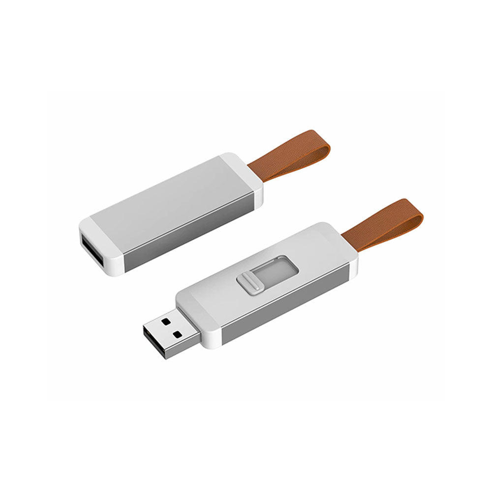 Push And Pull Metal USB Flash Drive - YG Corporate Gift