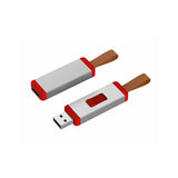 Push And Pull Metal USB Flash Drive - YG Corporate Gift