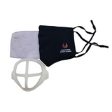 Ergonomic Anti-Bacterial M-Mask with Adjustable Strap > BFE 99%  Comes with Inner Pocket and 2pcs of Disposable Filters Bacterial Filtration Efficiency (ASTM F2109-19)