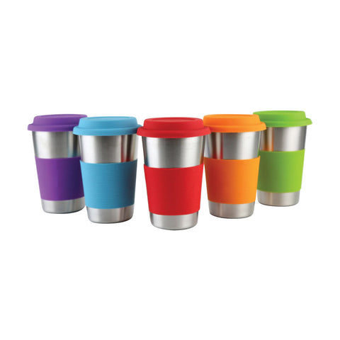 Stainless Steel Mug with Food grade silicone sleeve and cover - YG Corporate Gift