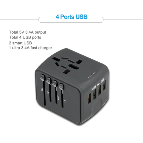 5 in 1 Travel Adapter - YG Corporate Gift