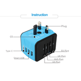 Travel Adapter with 3 USB Ports - YG Corporate Gift