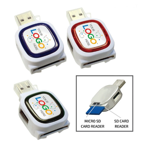 USB Hub with Card Reader - YG Corporate Gift