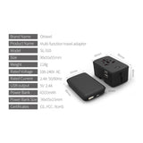 Multi-function Travel Adapter with Power Bank - YG Corporate Gift