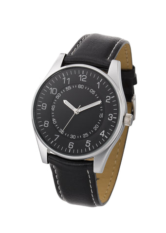 Analog watch with silver brass case - YG Corporate Gift