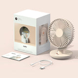 Creative Shaking Head Charging Desktop Fan - YG Corporate Gift
