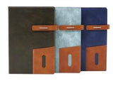 A5 PU Leather Hardcover with Card pocket Notebook Planner - YG Corporate Gift