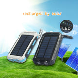 Waterproof Solar Powerbank with double LED torches and compass - YG Corporate Gift