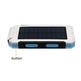 Waterproof Solar Powerbank with double LED torches and compass - YG Corporate Gift