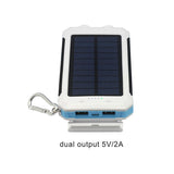 Waterproof Solar Powerbank with double LED torches and compass - YG Corporate Gift