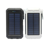 Waterproof Solar Powerbank with double LED torches and compass - YG Corporate Gift